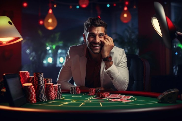 Tampilan layar Lightning Roulette jasatoto dengan roda roulette real-time dan dealer live